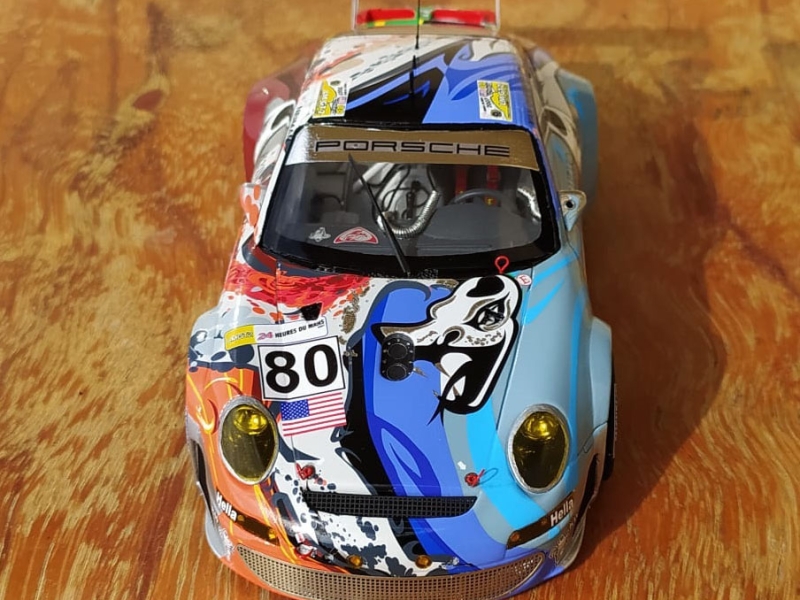 1/24 Porsche 997 #80 Le Mans 2011 par Giuseppe Testoni, Italie, maquette Profil 