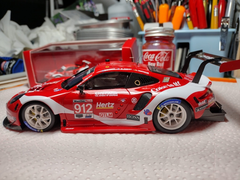 1/24 Porsche 911 RSR GT Pro Petit Le Mans 2019 par Danny Edwards, US, maquette P