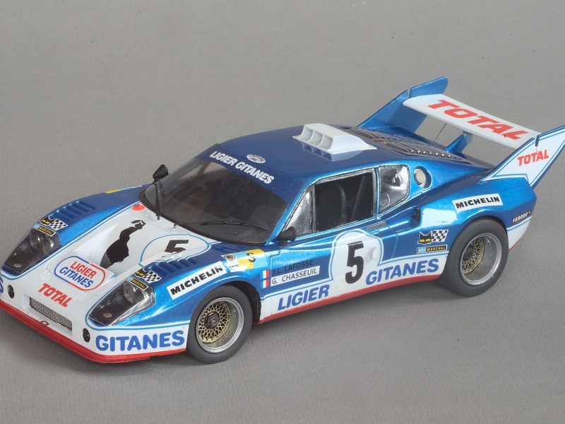 1/24 Ligier JS2 Le Mans 1975 par Gérard Chapuis, France, maquette Profil 24 mode