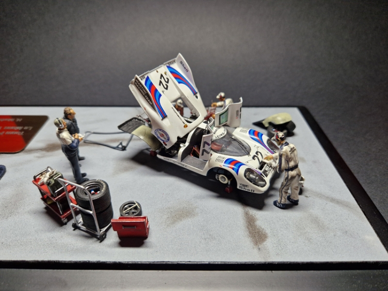 1/43 Porsche 917K Martini Le Mans 1971 par Yohann Surget, France, maquette Profi