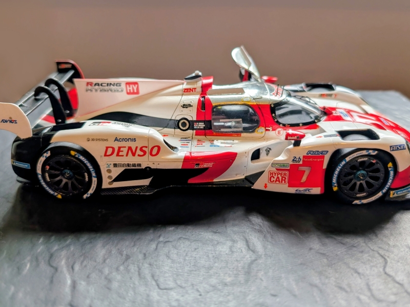 1/24 Toyota GR010 Le Mans 2021 by Mark Barrett, UK, model kit car Profil24 model