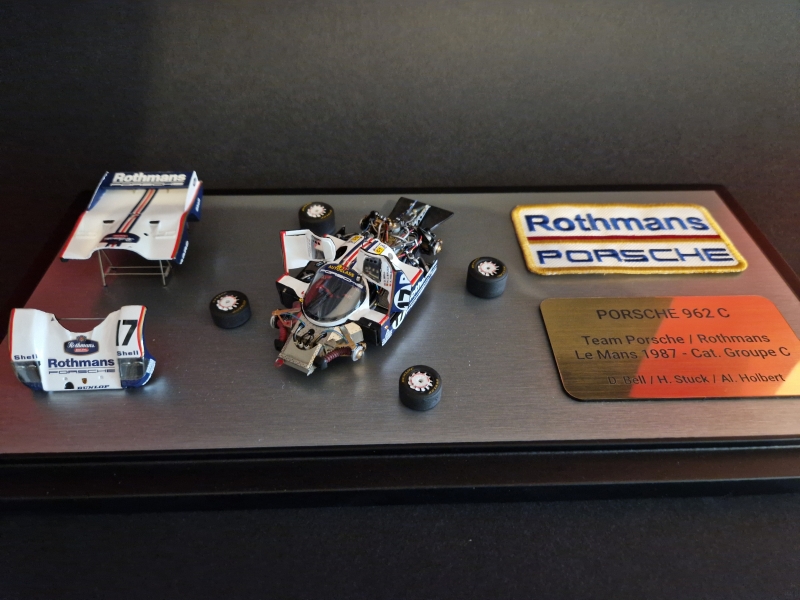 1/43 Porsche 962C Rothmans Le Mans 1987, Yohan Surget, France, maquette Profil24