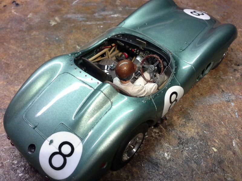 Aston Martin DBR1 in 1/24 scale slot version by Bjorn - 