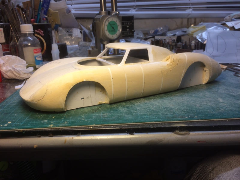 Ferrari 250 LM Le Mans 1965 au 1/12e, WIP